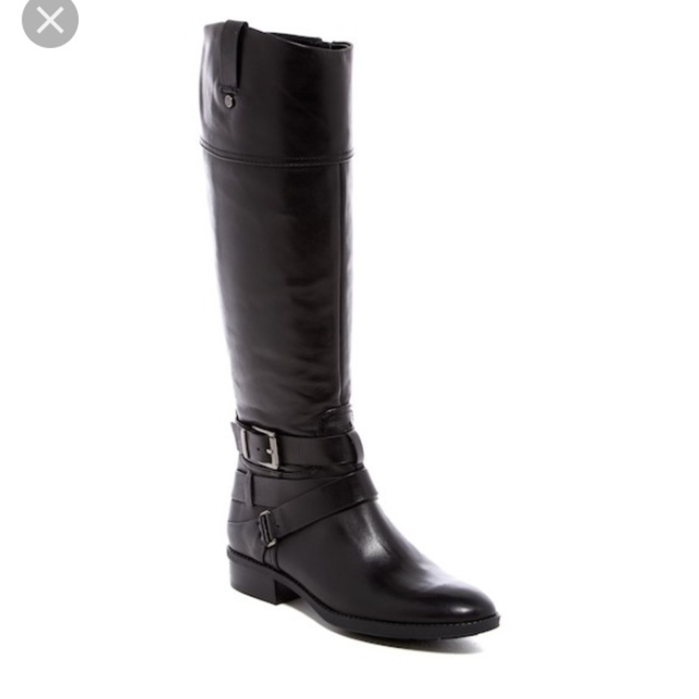 Vince Camuto Pazell Black Tall Boots 6 1/2